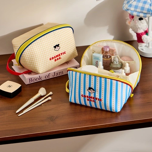 Open-top Makeup Bag
