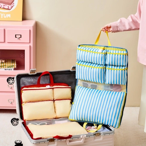 Travel Storage Hanging Bag, Seven Compartments