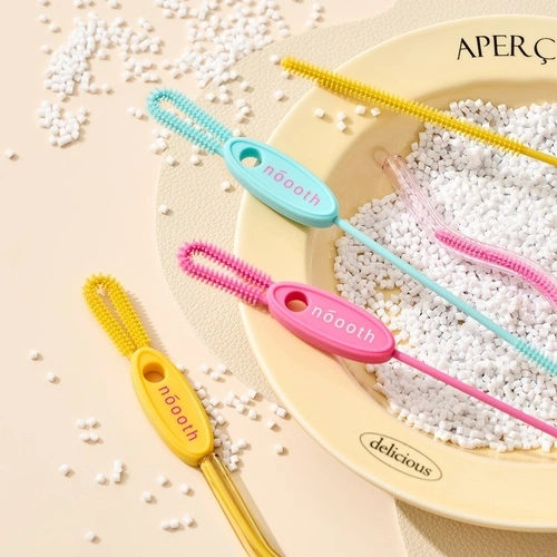 2-in-1 Silicone Straw Brush
