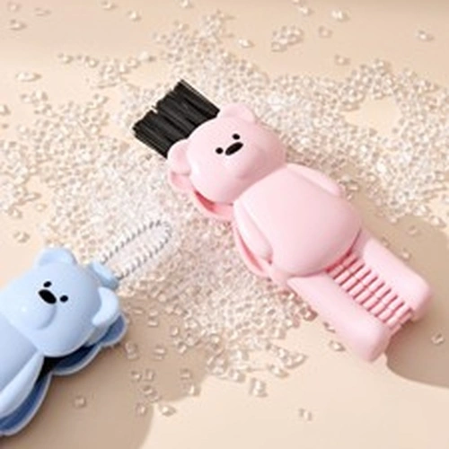 Bear-shaped Three-in-one Cup Brush