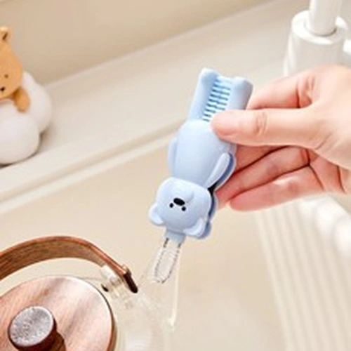 Bear-shaped Three-in-one Cup Brush