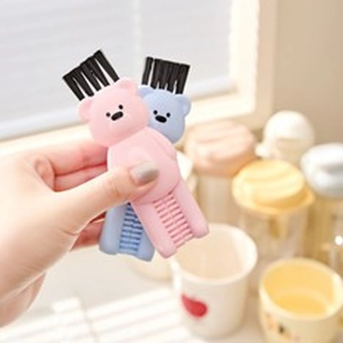 Bear-shaped Three-in-one Cup Brush