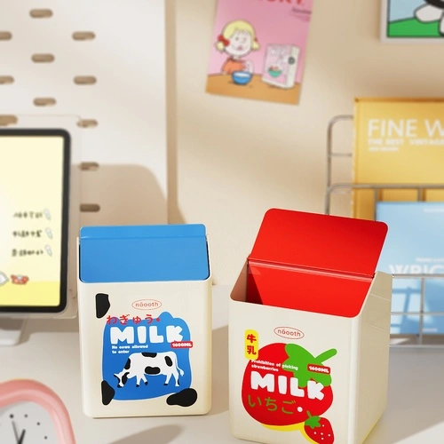 Milk Desktop Trash Can
