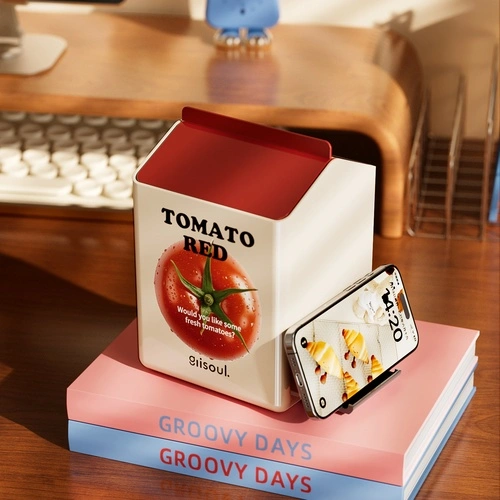 Milk Desktop Trash Can