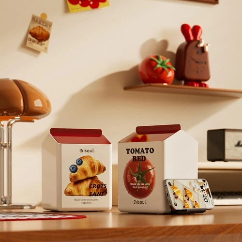 Milk Desktop Trash Can