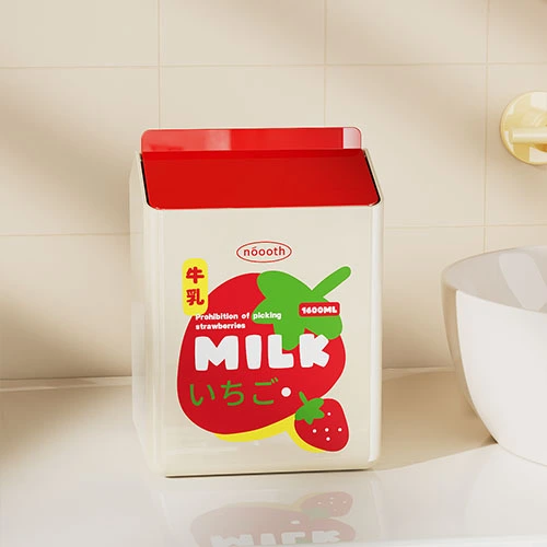 Milk Desktop Trash Can