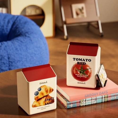 Milk Desktop Trash Can