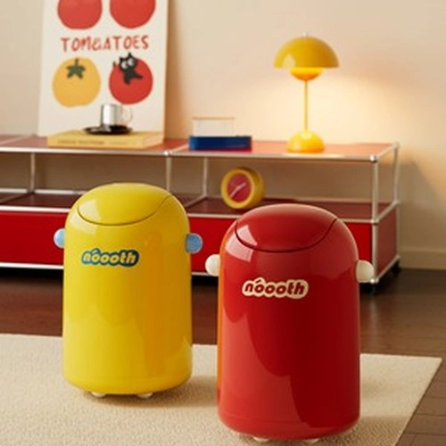 Eva Flip-Top Trash Can Vintage