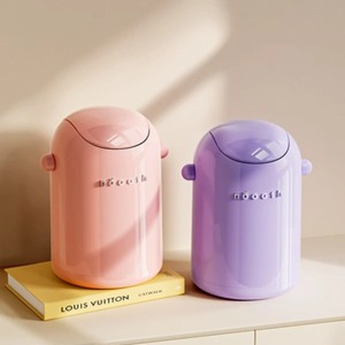 Eva Flip-Top Trash Can Vintage