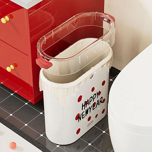 Handle Narrow-slot Trash Can