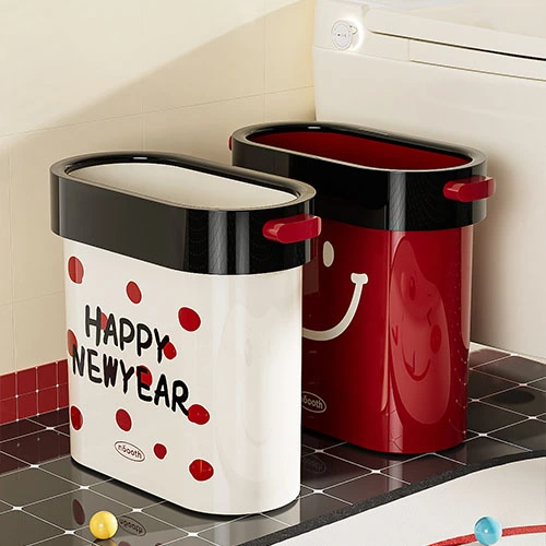 Handle Narrow-slot Trash Can