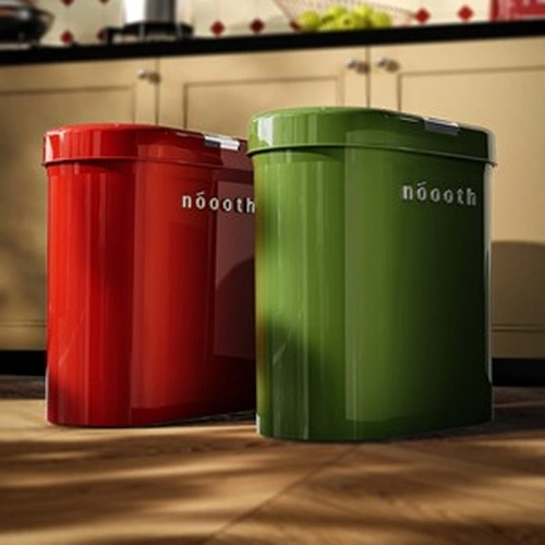 Narrow-slot Flip-top Trash Can