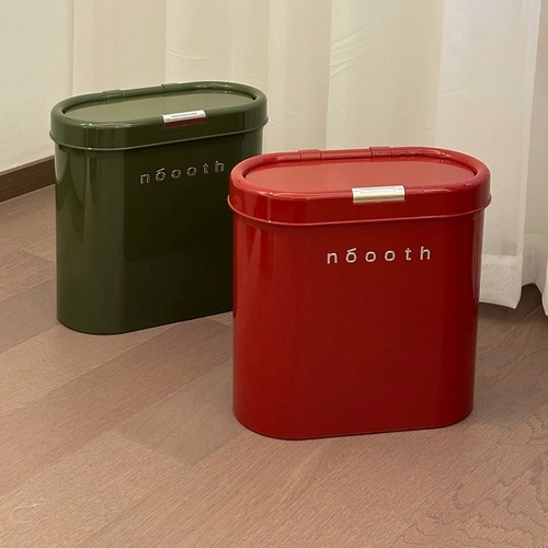 Narrow-slot Flip-top Trash Can