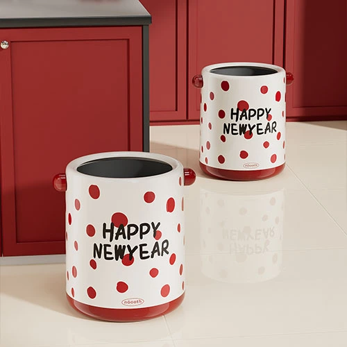 Round-handled Living Room Trash Can