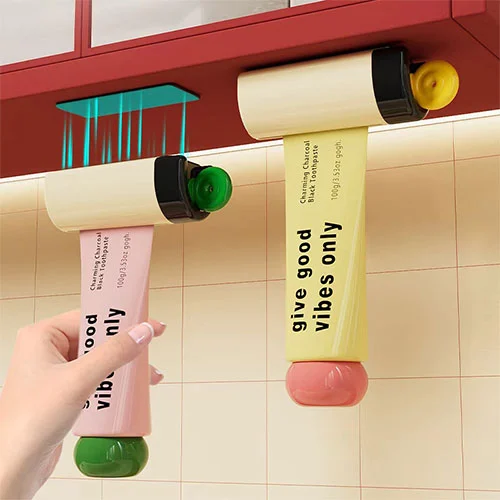 Circle-shaped Magnetic Toothpaste Squeezer