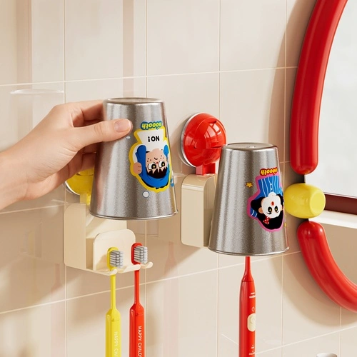 Spherical Titanium Cup Toothbrush Holder