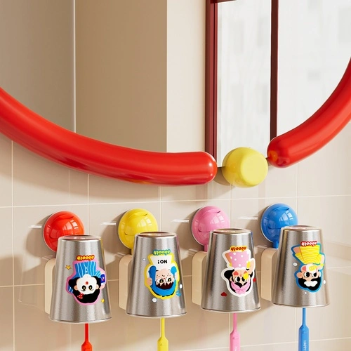 Spherical Titanium Cup Toothbrush Holder