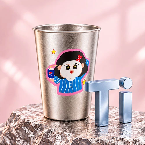 Spherical Titanium Cup Toothbrush Holder