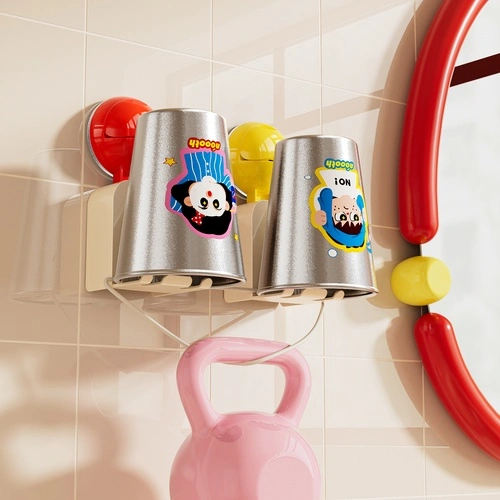 Spherical Titanium Cup Toothbrush Holder