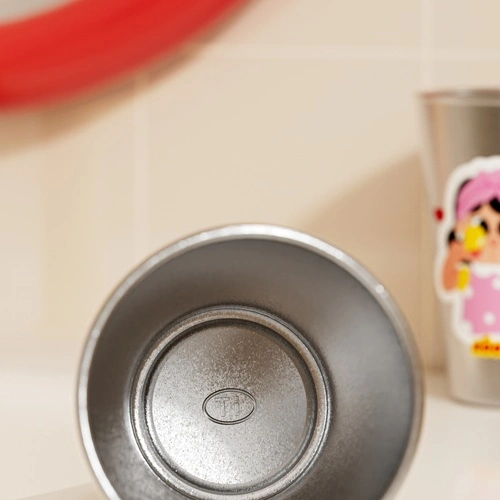 Spherical Titanium Cup Toothbrush Holder