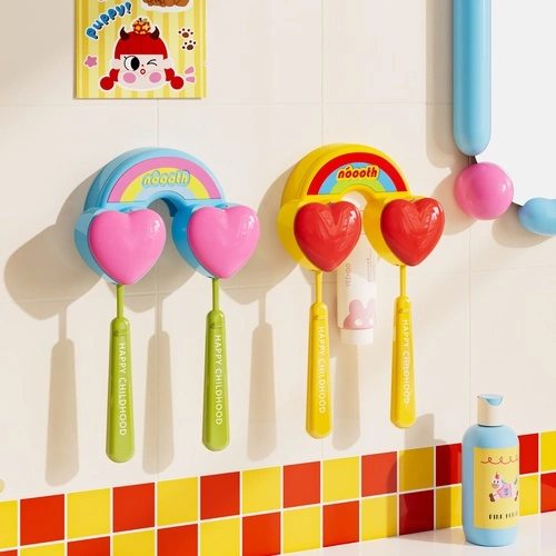 Encountering The Rainbow Toothpaste Toothbrush Holder