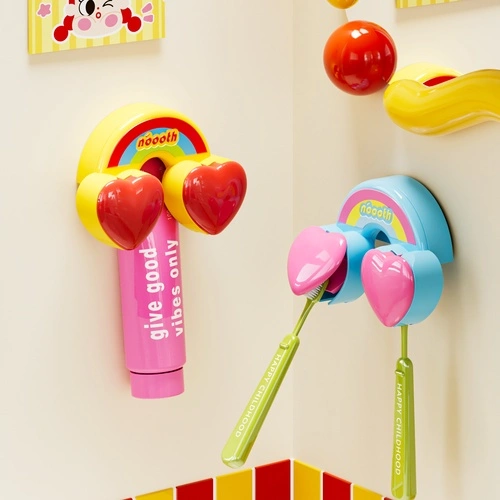 Encountering The Rainbow Toothpaste Toothbrush Holder