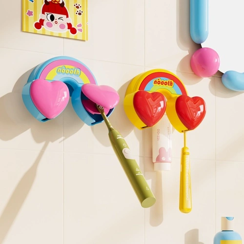 Encountering The Rainbow Toothpaste Toothbrush Holder