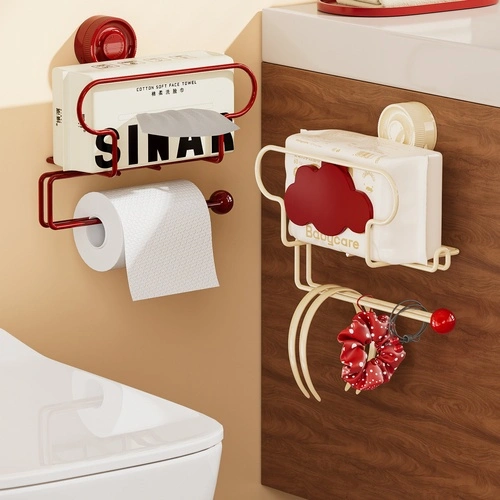 Round Paper Towel and Cloth Holder