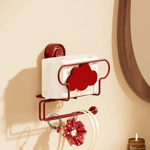 Round Paper Towel and Cloth Holder