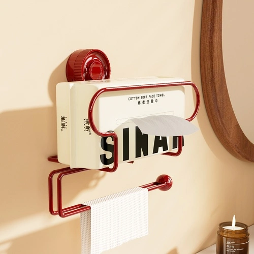 Round Paper Towel and Cloth Holder