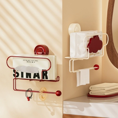 Round Paper Towel and Cloth Holder