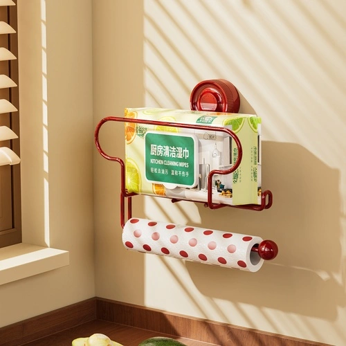 Round Paper Towel and Cloth Holder